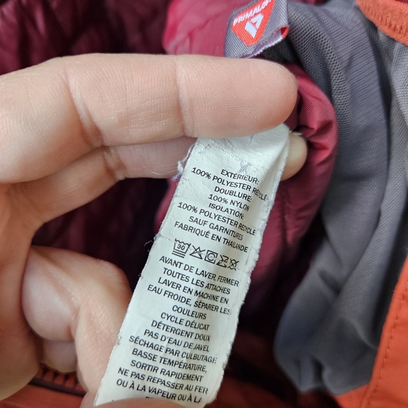 LL Bean orange winter coat 3X Plus small flaws - Picture 10 of 12